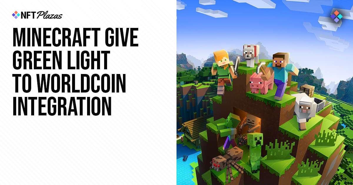 Minecraft Give Green Light to Worldcoin Integration