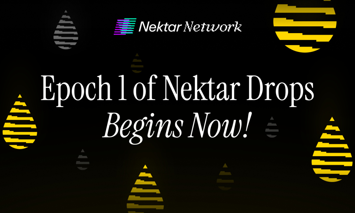 Nektar Network begins Epoch 1 of Nektar Drops - Rewards for ongoing participation